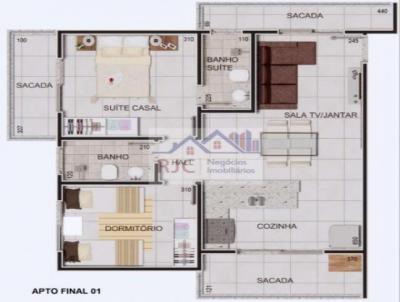 Apartamento para Venda, em Uberlndia, bairro Santa Mnica, 2 dormitrios, 2 banheiros, 1 sute, 2 vagas