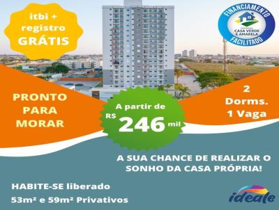 Apartamento para Venda, em Limeira, bairro Jardim Residencial Roseira, 2 dormitórios, 1 banheiro, 1 vaga