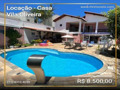 Casa para Locação, em Mogi das Cruzes, bairro Vila Oliveira, 3 dormitórios, 3 banheiros, 1 suíte, 2 vagas