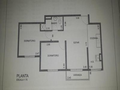 Apartamento para Venda, em Atibaia, bairro Caetetuba, 2 dormitrios, 1 banheiro, 1 vaga