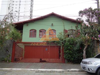 Casa para Venda, em Santo Andr, bairro Vila Homero Thon, 3 dormitrios, 1 banheiro, 1 sute, 5 vagas