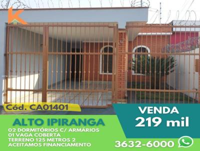 Casa para Venda, em Ribeiro Preto, bairro Alto do Ipiranga, 2 dormitrios, 1 banheiro, 1 vaga