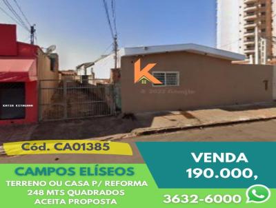 Casa para Venda, em Ribeiro Preto, bairro Campos Elseos, 2 dormitrios, 1 banheiro