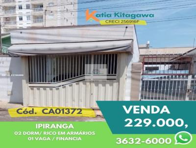 Casa para Venda, em Ribeiro Preto, bairro Ipiranga, 2 dormitrios, 1 banheiro, 1 vaga