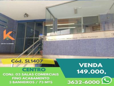 Sala Comercial para Venda, em Ribeiro Preto, bairro Centro, 3 banheiros