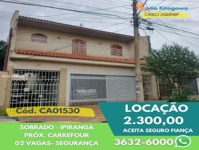 Sobrado para Locao, em Ribeiro Preto, bairro Ipiranga, 2 dormitrios, 3 banheiros, 2 sutes, 2 vagas