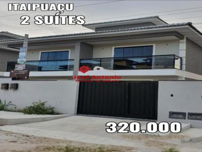 Casa Duplex/Nova para Venda, em Maric, bairro Jardim Atlntico Leste (Itaipuau), 2 dormitrios, 1 banheiro, 2 sutes, 1 vaga