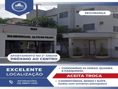 Apartamento para Venda, em So Joo da Boa Vista, bairro Residencial Alto do Prata, 3 dormitrios, 2 banheiros, 1 sute, 2 vagas