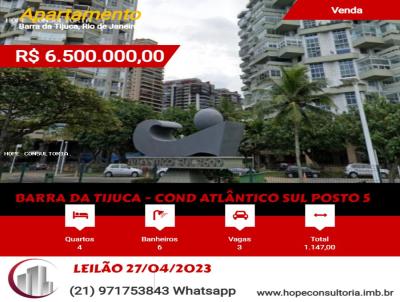 Apartamento para Venda, em Rio de Janeiro, bairro Barra da Tijuca, 4 dormitrios, 6 banheiros, 3 vagas