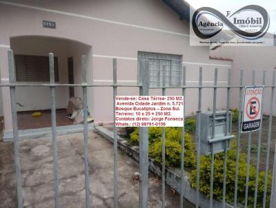 Casa para Venda, em So Jos dos Campos, bairro Bosque dos Eucaliptos, 3 dormitrios, 1 banheiro, 3 vagas