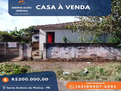 Casa para Venda, em Santo Antnio da Platina, bairro Vila Coelho, 2 dormitrios, 1 banheiro, 2 vagas