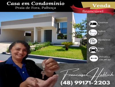 Casa para Venda, em Palhoça, bairro Praia de Fora, 3 dormitórios, 2 banheiros, 1 suíte, 2 vagas