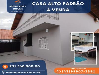 Casa para Venda, em Santo Antnio da Platina, bairro Centro, 4 dormitrios, 5 banheiros, 1 sute, 3 vagas