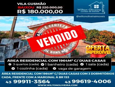 Casa para Venda, em Santo Antônio da Platina, bairro Vila Gusmão, 3 dormitórios, 1 banheiro, 1 vaga