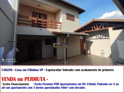 Casa para Venda, em Valinhos, bairro Jardim Alto da Boa Vista, 3 dormitrios, 4 banheiros, 1 sute, 2 vagas