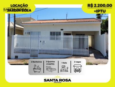 Casa para Locação, em Santo Antônio da Platina, bairro JD EGEA, 2 dormitórios, 1 banheiro, 1 suíte, 1 vaga