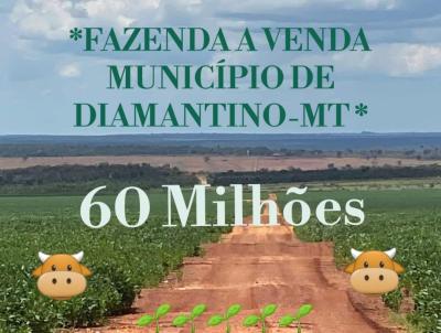 Fazenda para Venda, em Diamantino, bairro Zona Rural, 4 dormitrios, 3 banheiros, 11 vagas