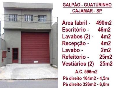 Galpo para Locao, em Cajamar, bairro GUATURINHO, 4 banheiros