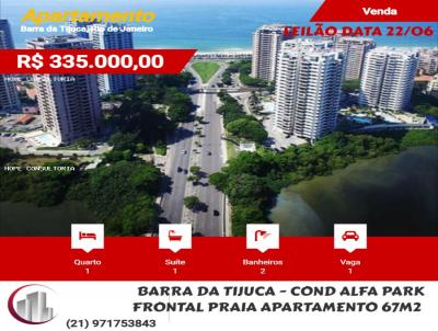 Apartamento para Venda, em Rio de Janeiro, bairro Barra da Tijuca, 1 dormitrio, 2 banheiros, 1 sute, 1 vaga