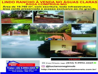 Rancho para Venda, em gua Comprida, bairro Aguas Claras, 3 dormitrios, 2 banheiros, 2 sutes