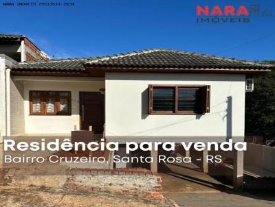 Casa para Venda, em Santa Rosa, bairro CRUZEIRO, 3 dormitrios, 1 banheiro, 1 vaga