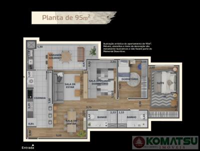 Apartamento para Venda, em Jundia, bairro Parque Centenrio, 3 dormitrios, 2 banheiros, 1 sute, 1 vaga