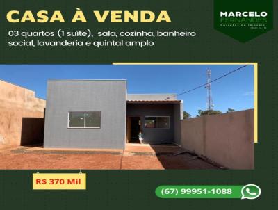 Casa para Venda, em Bandeirantes, bairro Centro, 3 dormitrios, 1 banheiro, 1 sute