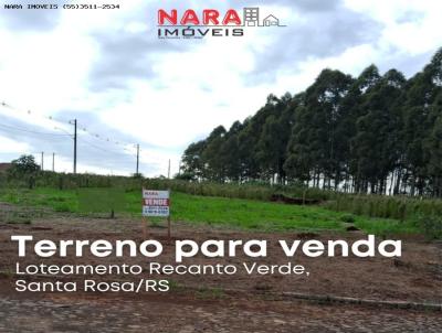 Terreno para Venda, em Santa Rosa, bairro LOTEAMENTO RECANTO VERDE