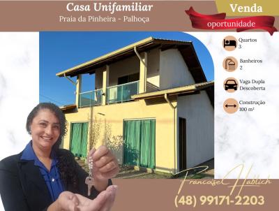 Casa para Venda, em Palhoça, bairro Pinheira, 3 dormitórios, 2 banheiros, 1 suíte, 1 vaga