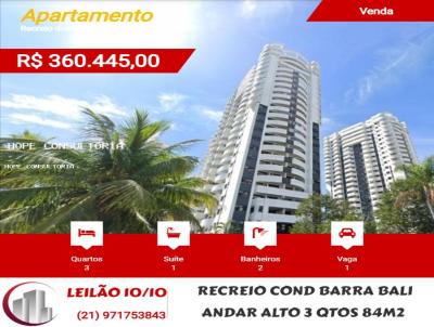 Apartamento para Venda, em Rio de Janeiro, bairro Recreio dos Bandeirantes, 3 dormitrios, 2 banheiros, 1 sute, 1 vaga