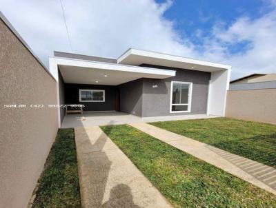 Casa para Venda, em Ponta Grossa, bairro JARDIM PRIMAVERA, 3 dormitórios, 1 banheiro, 1 vaga