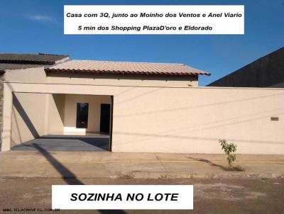 Casa para Venda, em Goinia, bairro Moinho dos Ventos, 3 dormitrios, 2 banheiros, 1 sute, 3 vagas