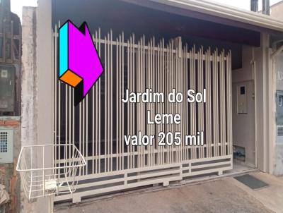 Casa para Venda, em Leme, bairro JARDIM DO SOL, 2 dormitrios, 1 banheiro