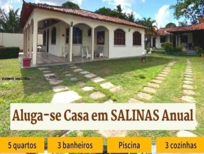 Casa para Locao, em Salinpolis, bairro CENTRO DE SALINOPOLIS, 5 dormitrios, 4 banheiros, 2 sutes, 4 vagas
