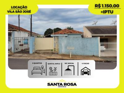 Casa para Locação, em Santo Antônio da Platina, bairro VILA SAO JOSÉ, 2 dormitórios, 1 banheiro, 4 vagas