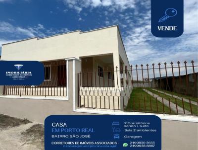 Casa para Venda, em Porto Real, bairro So Jos, 2 dormitrios, 1 sute