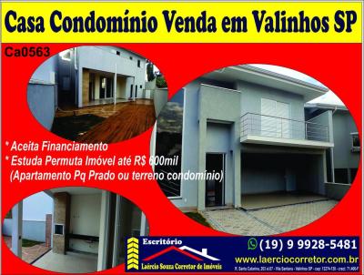 Casa em Condomnio para Venda, em Valinhos, bairro Capuava, 3 dormitrios, 6 banheiros, 3 sutes