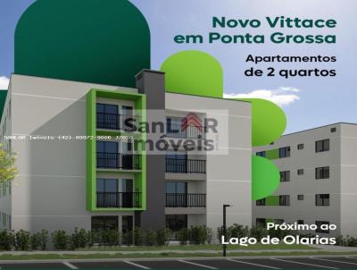 Apartamento para Venda, em Ponta Grossa, bairro Uvaranas, 2 dormitórios, 1 banheiro, 1 vaga