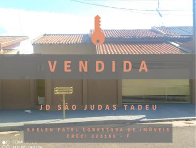 Casa para Venda, em Ourinhos, bairro Jardim So Judas Tadeu, 3 dormitrios, 2 banheiros, 2 vagas