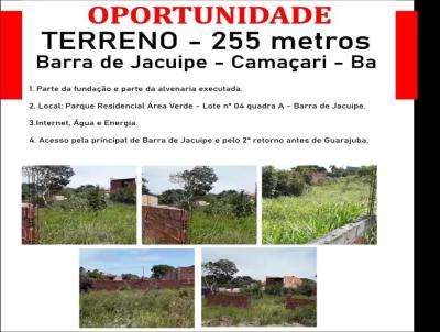 Terreno para Venda, em Camaari, bairro Barra do Jacupe