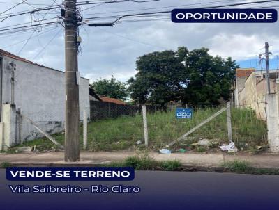 Terreno para Venda, em Rio Claro, bairro Vila Saibreiro