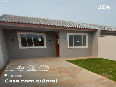 Casa para Venda, em , bairro Neves, 2 dormitrios, 1 banheiro