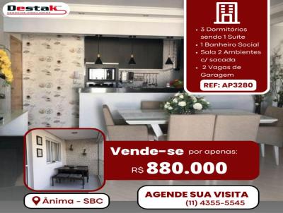 Apartamento para Venda, em So Bernardo do Campo, bairro Centro, 3 dormitrios, 1 banheiro, 2 sutes, 2 vagas