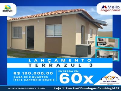 Casa para Venda, em Pirassununga, bairro TERRA AZUL 3, 2 dormitrios, 1 banheiro
