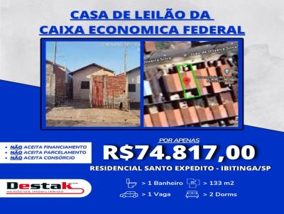 Imveis Caixa Econmica para Venda, em Ibitinga, bairro Residencial Santo Expedito, 2 dormitrios, 1 banheiro, 1 sute, 1 vaga