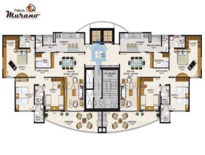 Apartamento 4 Quartos para Venda, em Teresina, bairro Ftima, 4 dormitrios, 4 banheiros, 3 sutes, 3 vagas