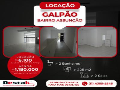 Galpo para Locao, em So Bernardo Do Campo, bairro Assuno, 2 banheiros