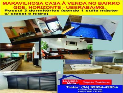 Casa para Venda, em Uberaba, bairro Grande Horizonte