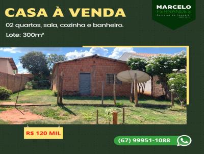 Casa para Venda, em Bandeirantes, bairro Jardim Chico Bnadeira, 2 dormitrios, 1 banheiro