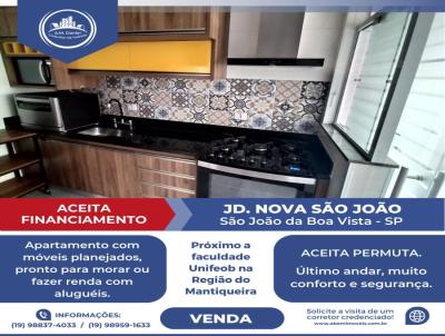Apartamento para Venda, em So Joo da Boa Vista, bairro NOVA SAO JOAO, 2 dormitrios, 1 banheiro, 1 vaga